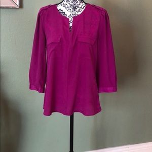 Violet magenta blouse